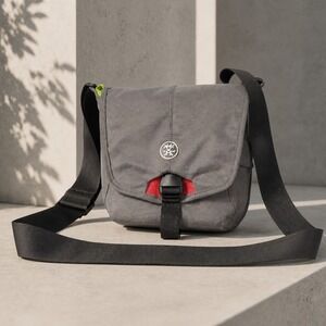 Crumpler Four Million Dollar Home Shoulder Camera Bag Gray/Lime Green